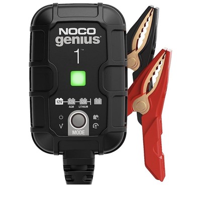 NOCO GENIUS1, 1-Amp Fully-Automatic Smart Charger, 6V and 12V Battery Charger