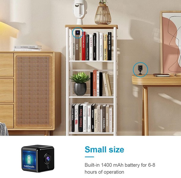 1080P Mini Spy Camera WiFi HD Hidden IP Night Vision Camcorder Home Security Cam - Image 105