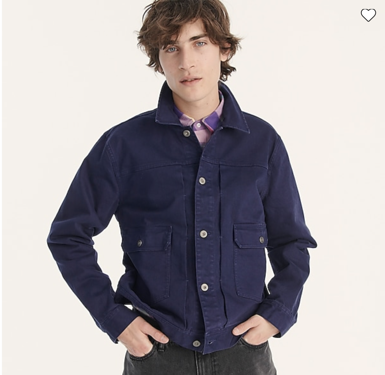 J.Crew NWT Wallace & Barnes heavyweight flannel shirt in