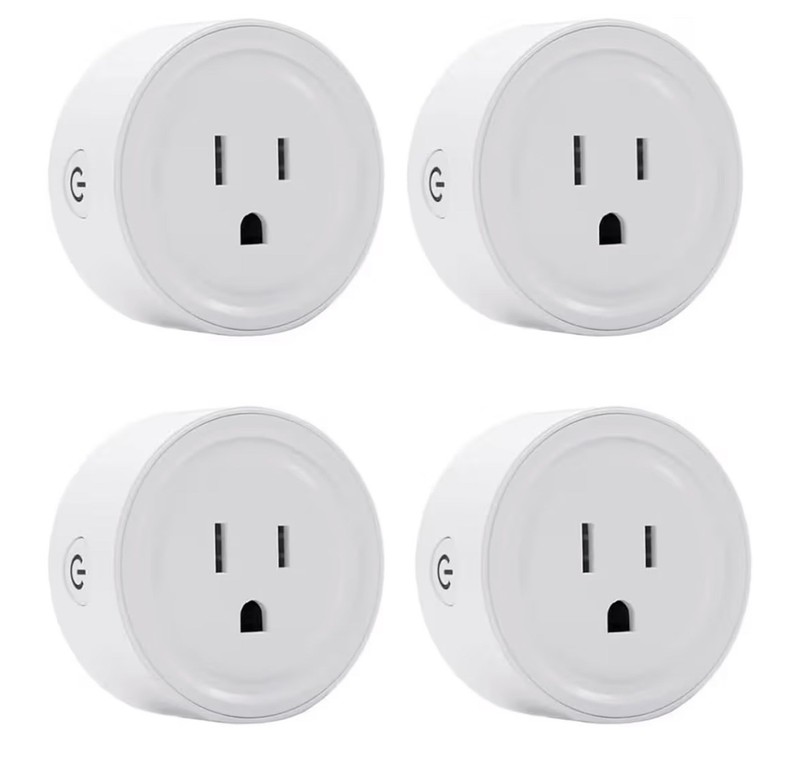 Smart Plug Mini 4-Pack,Wi-Fi Outlets for Smart Home Wi-Fi with