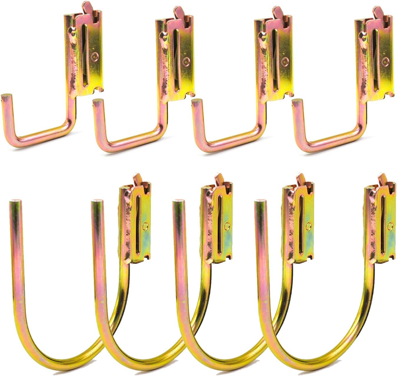 8 Pack Heavy Duty 5 Inch & 2 Inch E-Track J Hooks