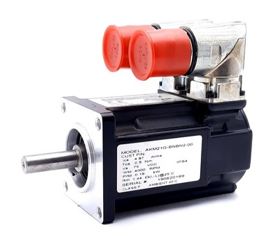 Kollmorgen AKM21G-BNBN2-00 Servo Motor 75VDC 4.87Arms, 4000rpm, 0.5Nm, 0.19kW