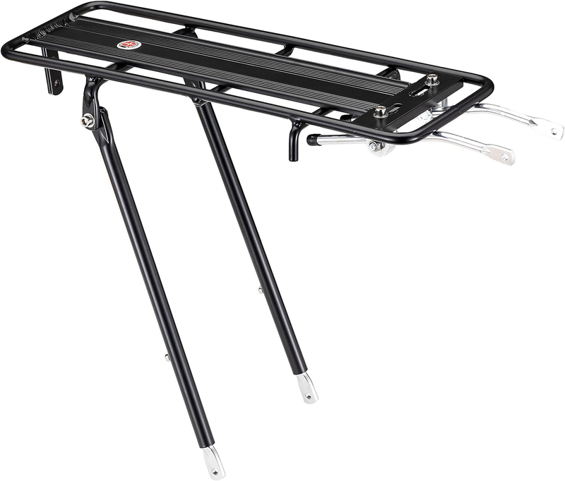 Rear Bike Cargo Rack, Durable Rack Holds 26 Lbs, Fits Most Adult Bikes 24-29-Inc
