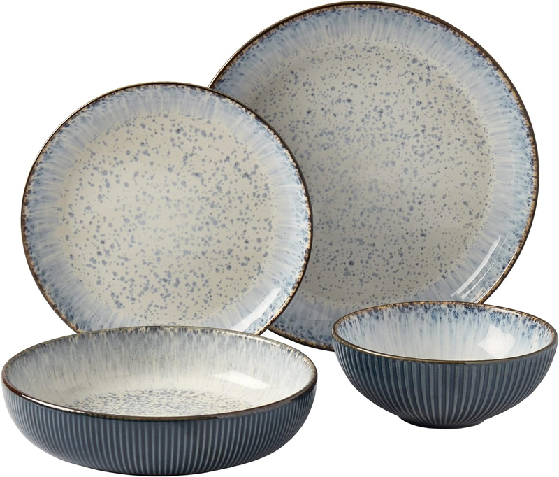 Tabletops Gallery Speckled Farmhouse Collection- Stoneware D