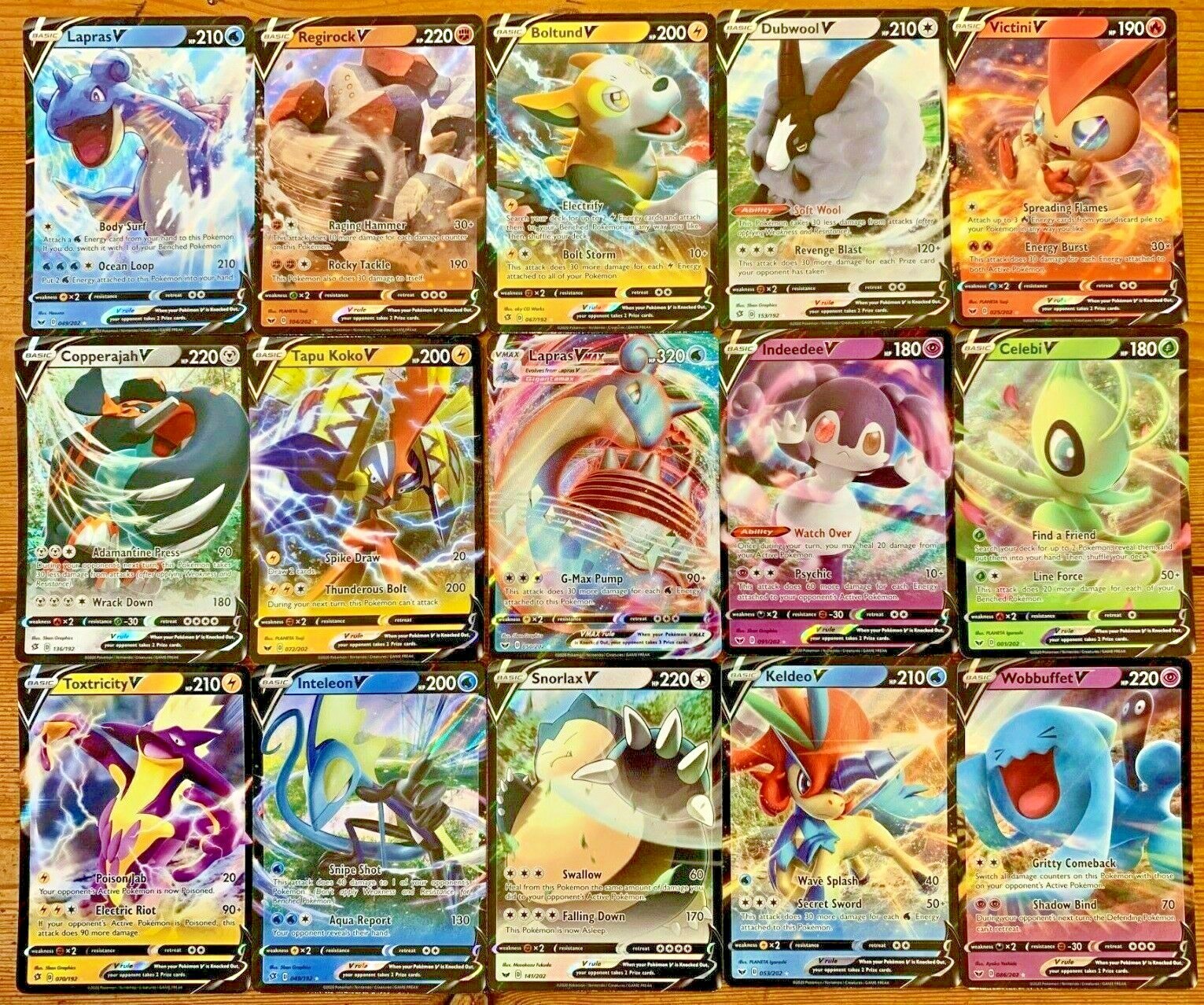 Pokemon 30 Cards Pack - All Have 1x Ultra Rare V & 1x Holo Pokemon 30 Cards Pack - All Have 1x Ultra Rare V & 1x Holo