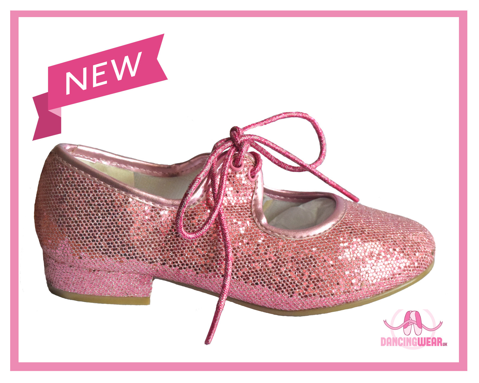 PINK Sparkle Tap Shoes, Glitter Hologram, Girls sizes child PINK Sparkle Tap Shoes, Glitter Hologram, Girls sizes child