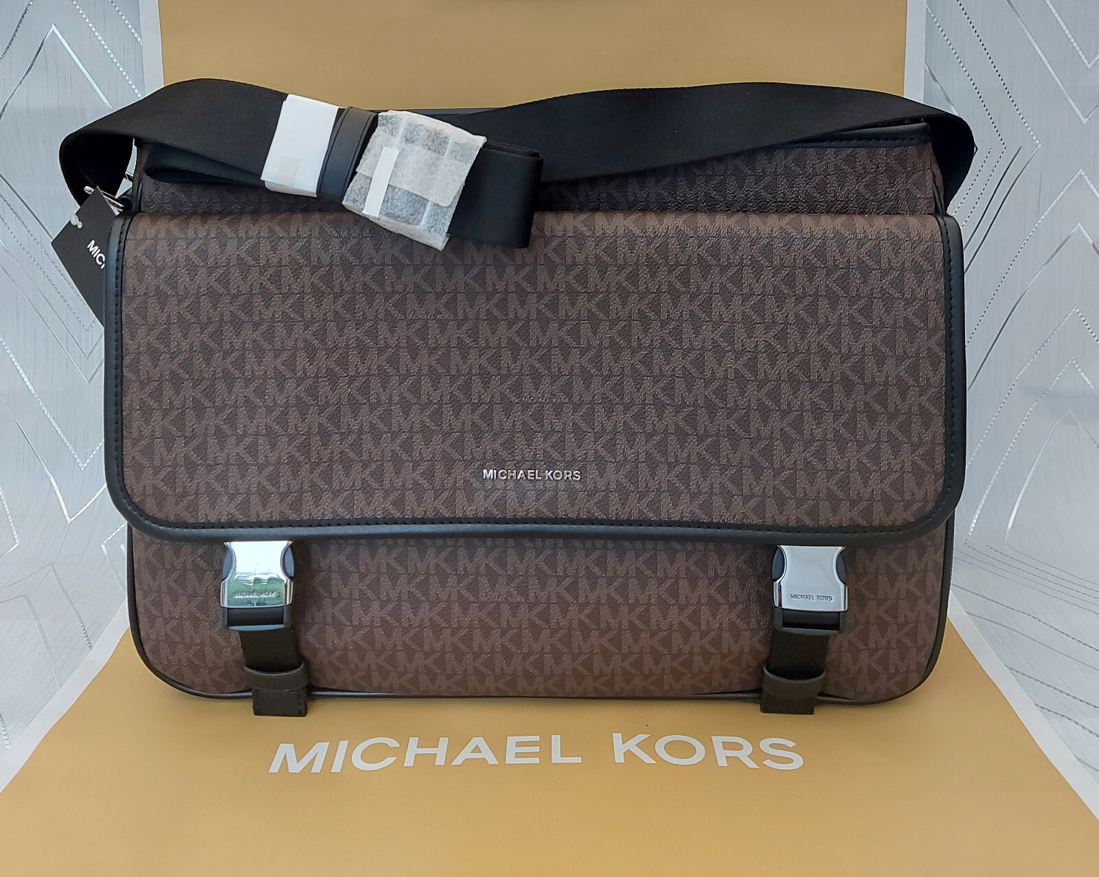 MICHAEL KORS ビジネスバッグ ホワイト/ブラウン Michael Kors ビジネスバッグ ホワイト/ブラウン