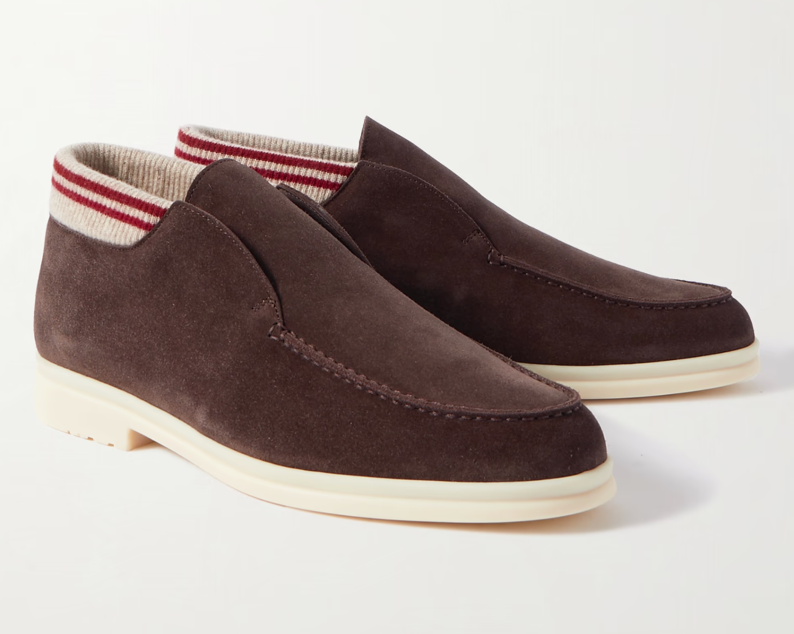 LORO PIANA LORO PIANA OPEN WINTERY WALK CHUKKA BOOTS SHOES SCHUHE CASHMERE SUEDE SNEAKERS