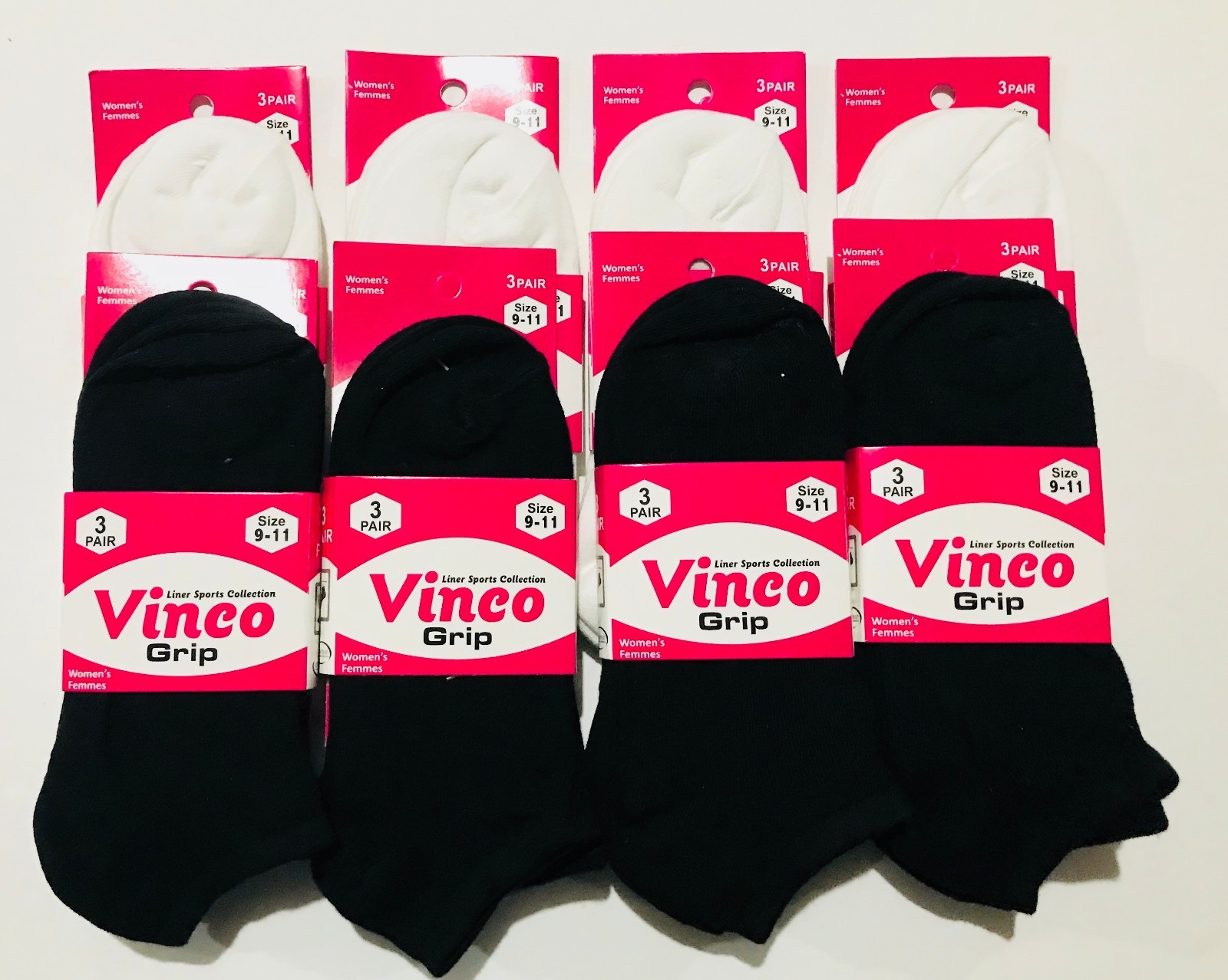 3-6-12 Pairs Men Women No Show Ankle Sport Socks Low Cut Socks Size 9-11 , 10-13