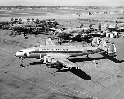 1946 THE GREAT SILVER FLEET Eastern Airlines CONSTELLATIONS Picture Photo 8.5x11