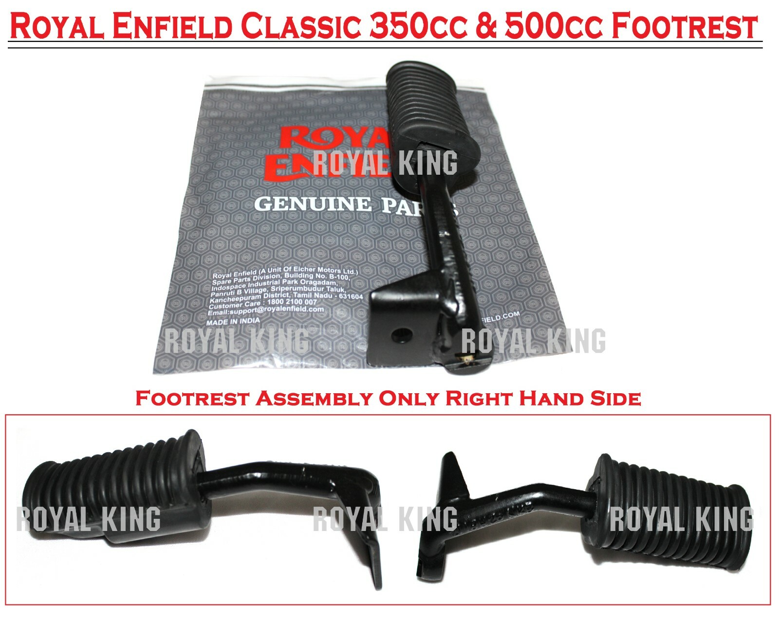 royal enfield classic 350 foot rest price