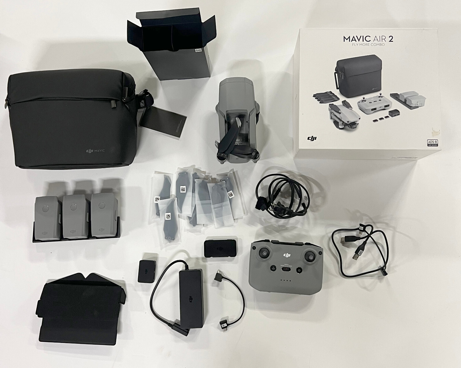 DJI Mavic Air 2 Fly More Combo Drone Everything Bundle – ASA