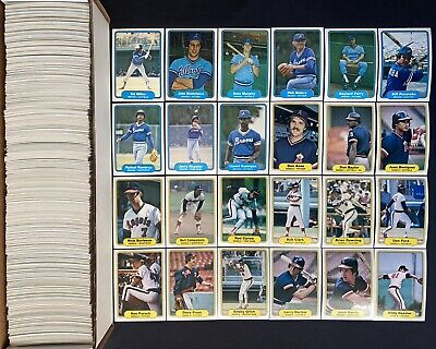1982 Fleer - Baseball Cards - #441-660 - Complete Your Set - You U Pick