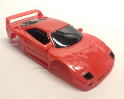 TYCO HO Scale Ferrari F40 Red Slot Car Body Only NOS