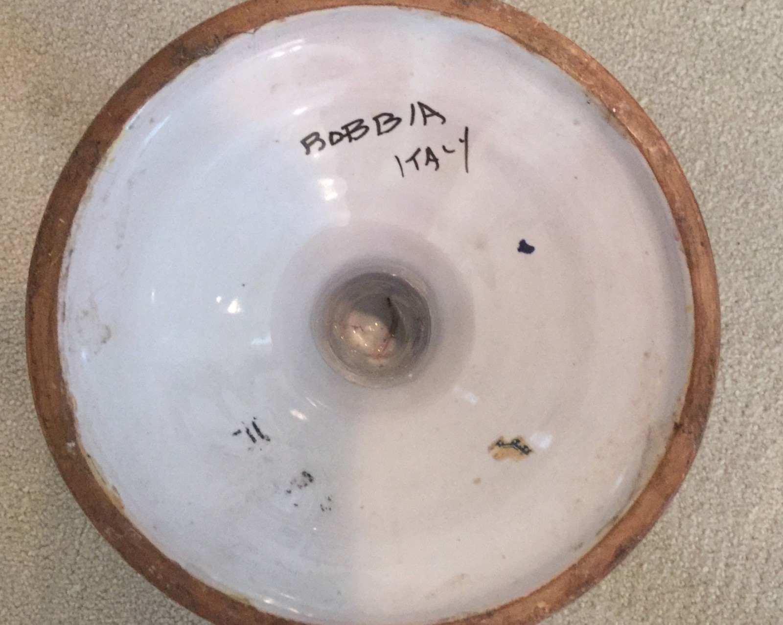 Antique Italian Lustre Vase/Urn,  Robbia  19