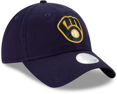 Регулируемая шляпа команды Milwaukee Brewers Team Glisten 9WENTY
