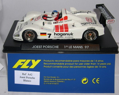 FLY A42 JOEST PORSCHE 7 1º LE MANS 1997 M.ALBORETO S. JOHANSSON T. KRISTENSEN