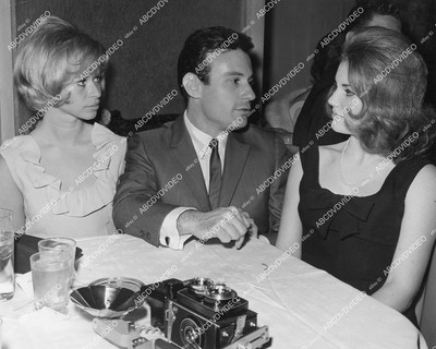 crp-5332 1960's Beverly Washburn, singer Gary LeMel, Wendy Stuart at Holiday Hou