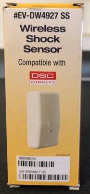 Brand New DSC  EV-DW4927  SS Wireless Shock Sensor with Contact