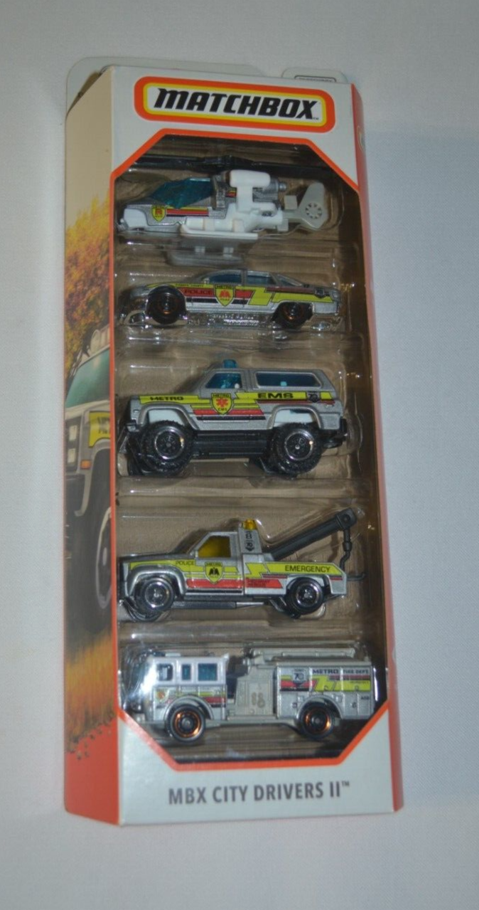 その他 MATCHBOX 1970 2023 MATCHBOX 70th City Drivers II 5 Pack Special Ed K5
