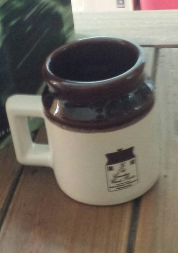 Antique Mug Ye Olde Canadian Crock  celebrated Dawson City Yukon 1930s