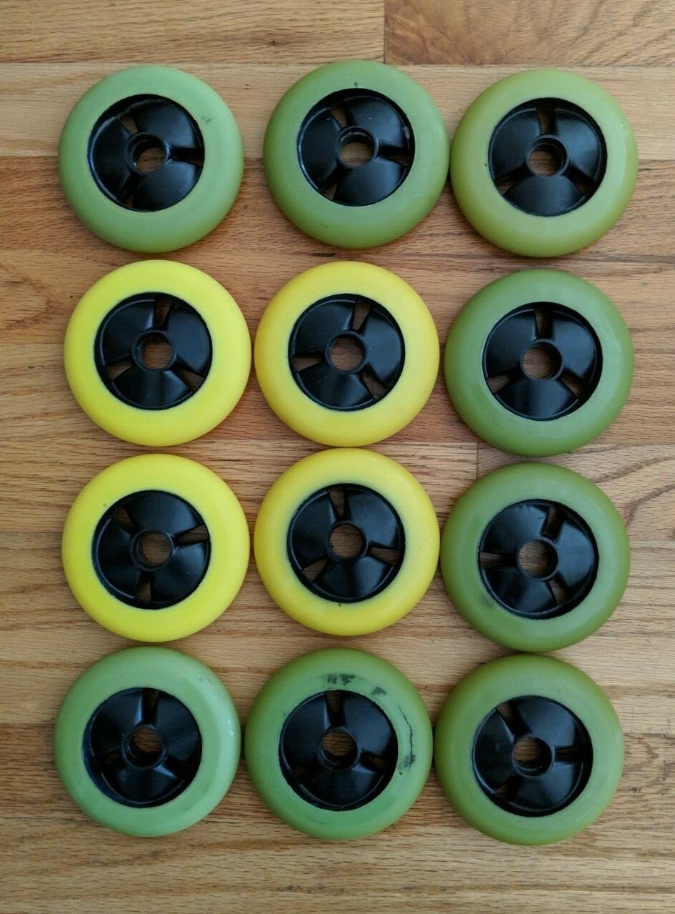Matter Lethal X F1 and F2 110mm Set of 12 Inline Speed Skating Wheels
