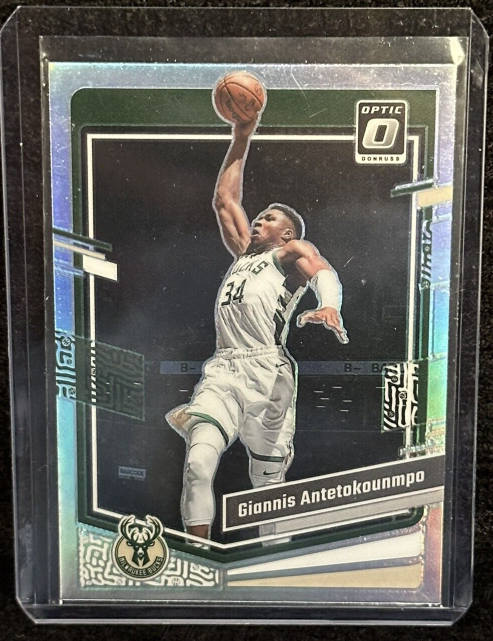 その他 Giannis Antetokounpo Silver Prizm Optic 2023-24 Donruss Optic Giannis Antetokounmpo Silver Holo
