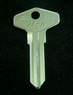 FC2 JAGUAR Door Trunk KEY BLANK 1976-91, PANTERA Ign. 1972-74, CAPRI 1971-78