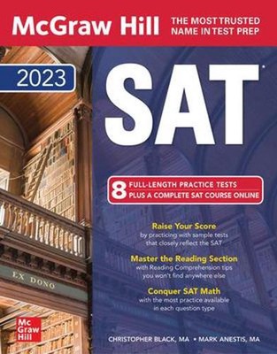 McGraw Hill SAT 2023 by Christopher Black (English) Paperback Book