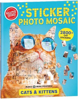 Sticker Photo Mosaics: Cats & Kittens (Klutz) by Editors of Klutz (English) Hard