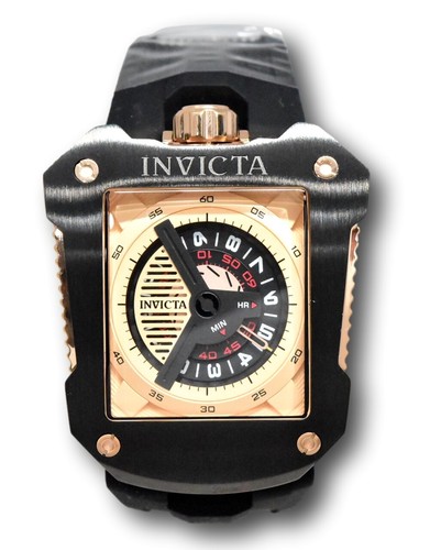 Pre-owned Invicta S1 Rally Automatic Men's 48mm Jm Limited Ed. Rose Gold Watch 41649 Rare