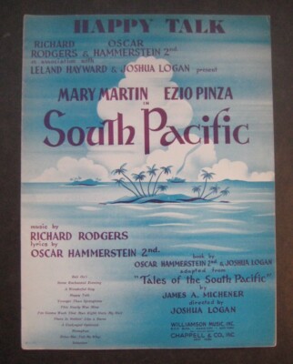 Happy Talk from ''South Pacific'' by Rodgers and Hammerstein sheet music