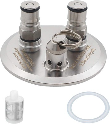 3''Tri Clamp Fermenters ball lock post Convert Lid with Gas Post Beer Post... 