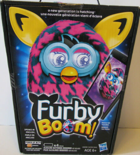 Furby 2023 Coral Pink Orange Aqua Interactive Plush 15pc IN STOCK