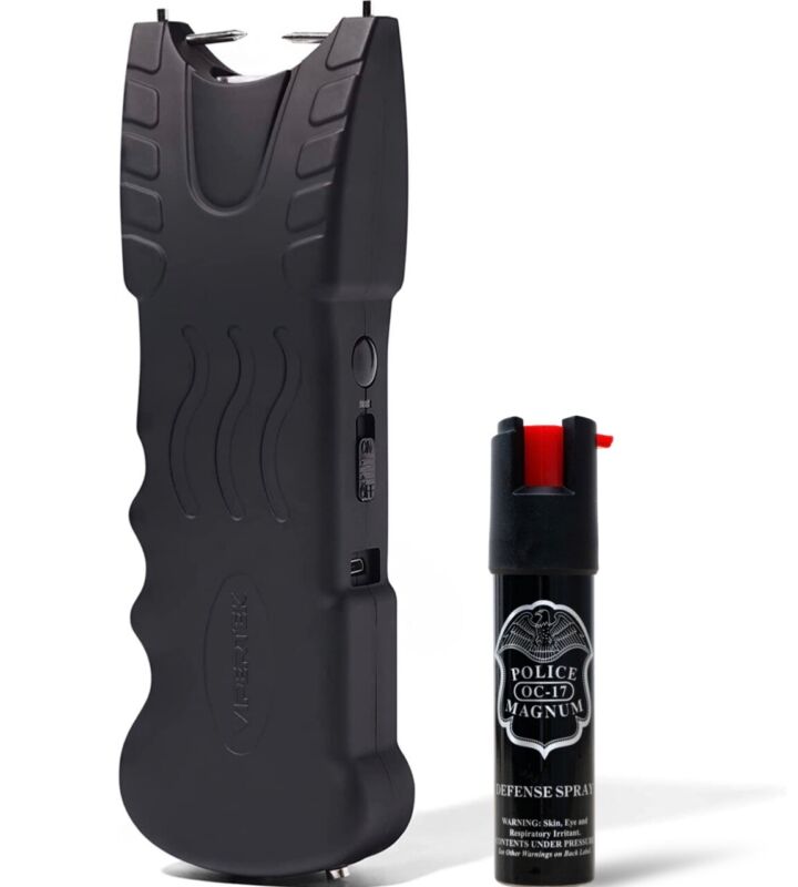 Genuine Vipertek 700bv Rechargeable Stun Gun Safety Disable Pin + Pepper Spray