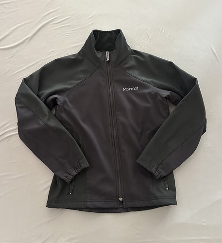 Marmot フード付きジャケット 波模様　S Marmot Fleece Lined Windstopper Jacket | eBay