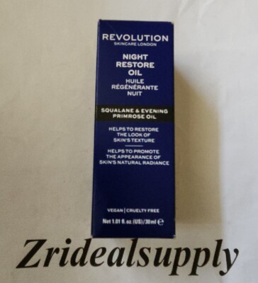 Revolution Night Restore Oil Squalane & Evening Primrose Oil 1.01 oz.