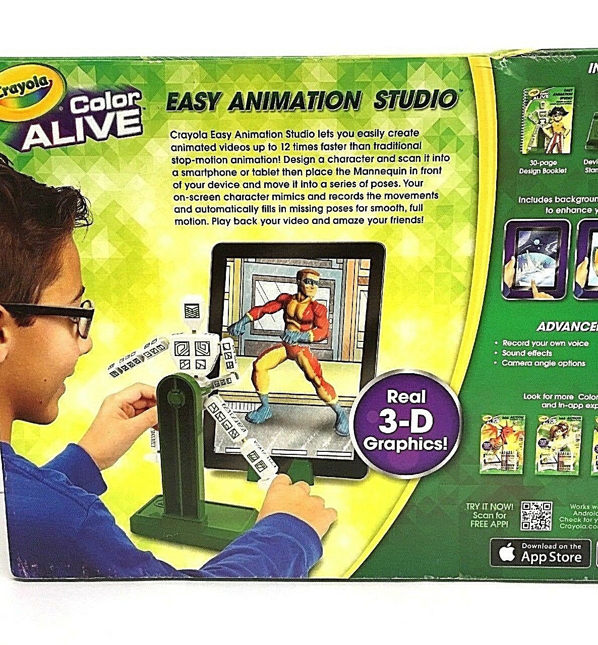 **NEW**  Crayola Brand Color Alive Easy Animation Studio 95-1052