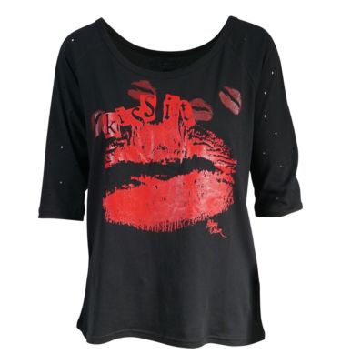 Abbey Dawn Kiss It Oversized Raglan 