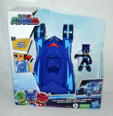 P.J. Masks Go N Glow CatBoy Racer Effects Lights Up Sounds Hasbro