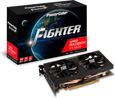 Fighter AMD Radeon RX 6600 Graphics Card with 8GB GDDR6 Memory