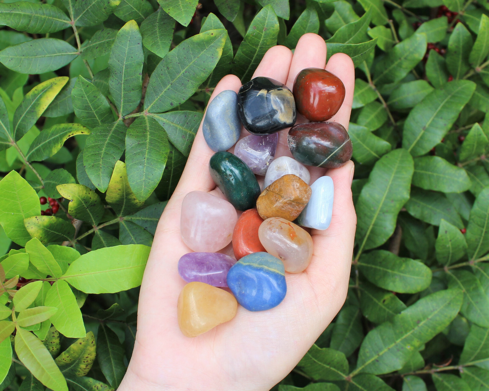 Assorted Mix Tumbled Stones: SMALL, MEDIUM or LARGE Sizes Wholesale Bulk Lots