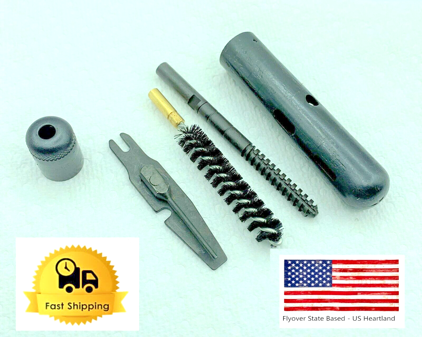 SKS Original 7.62x39 5-Piece Buttstock Cleaning Kit/Tools Military Surplus SKS