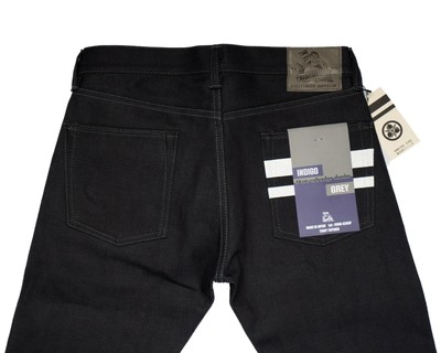 Pre-owned Momotaro 18oz Indigo X Grey Selvedge Denim Jeans Gtb Tight Tapered 0306-52gsp 36