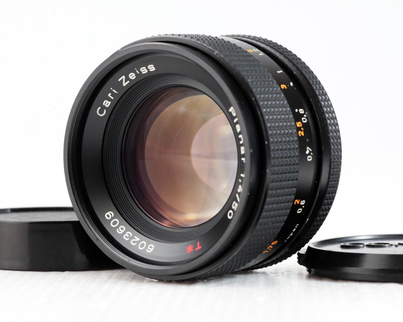 ContaxAria＋CarlZeissPlanar 50mm F1.4 Carl Zeiss Planar T* 50mm F/1.4 [AE, MM] | LENS-DB.COM