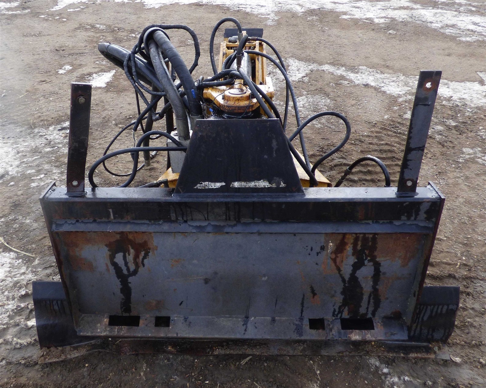 Arbor Wolf Miller Works Pro75SS High Flow Skidsteer Stump Grinder Attachment