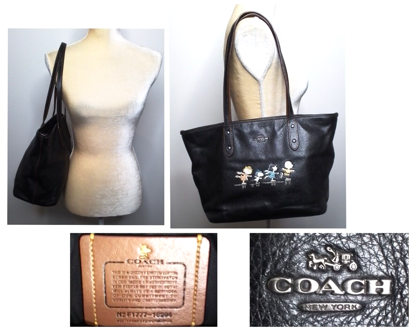 COACH スヌーピー ハンドバッグ　Snoopy Peanuts COACH X PEANUTS コーチ スヌーピー コラボ ショルダー トート