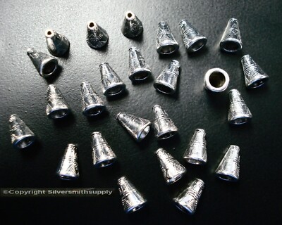25pcs 11mm Cones Native American Craft Jewelry Regalia Bells Finding FPS036