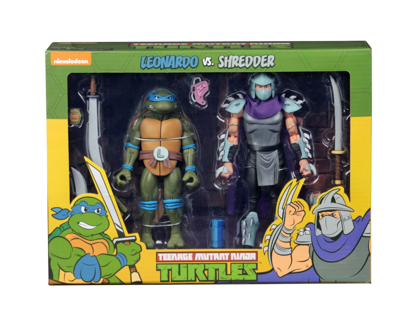 Leonardo vs Shredder Cartoon 2-Pack Teenage Mutant Ninja Leonardo vs Shredder Cartoon 2-Pack Teenage Mutant Ninja