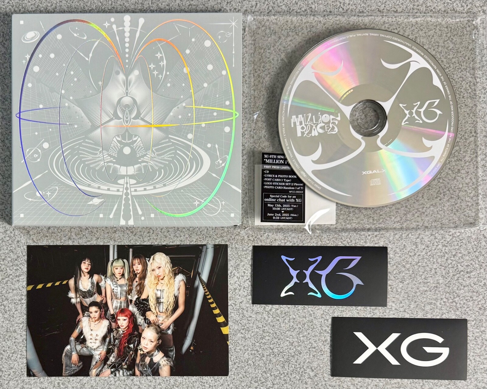 XG CD MILLION PLACES 17枚 新品未開封 XG MILLION PLACES 6th Single First Press Limited Edition